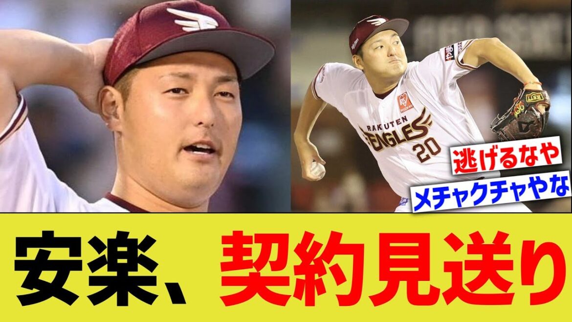 パワハラ告発の安楽、楽天から契約見送り【なんJ プロ野球反応】