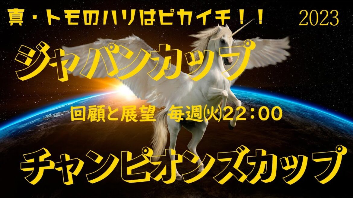 2023 ジャパンカップ『回顧と展望』チャンピオンズカップ【真・トモのハリはピカイチ!!】2023.11.28㈫ 22:00~ 2023 ジャパンカップ『回顧と展望』チャンピオンズカップ【真・トモのハリはピカイチ!!】2023.11.28㈫ 22:00~