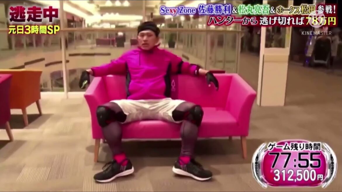 【ネタ】逃走中でも椅子を壊す春日