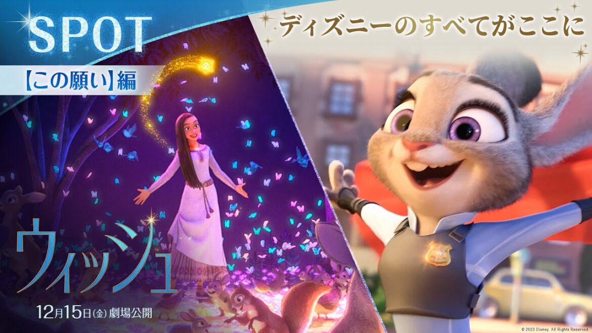 「ウィッシュ」SPOT｜【この願い】編｜12月15日（金）劇場公開！｜ディズニーのすべてがここに｜Disney+ (ディズニープラス）