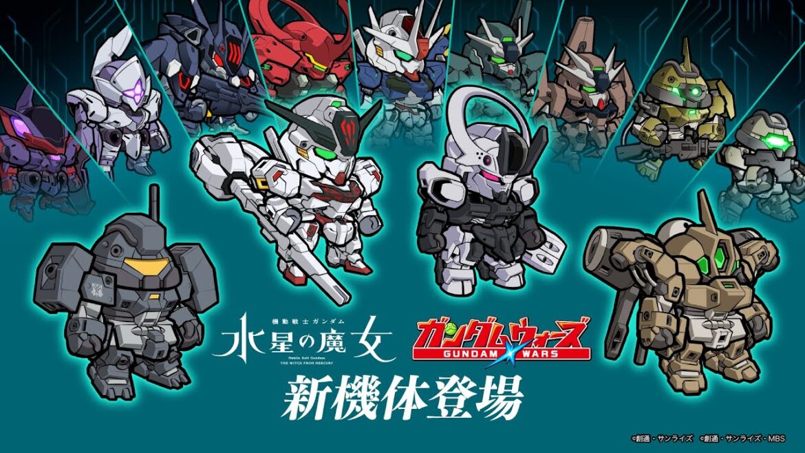 「LINE: ガンダム ウォーズ」『機動戦士ガンダム 水星の魔女』新プロモーションビデオ