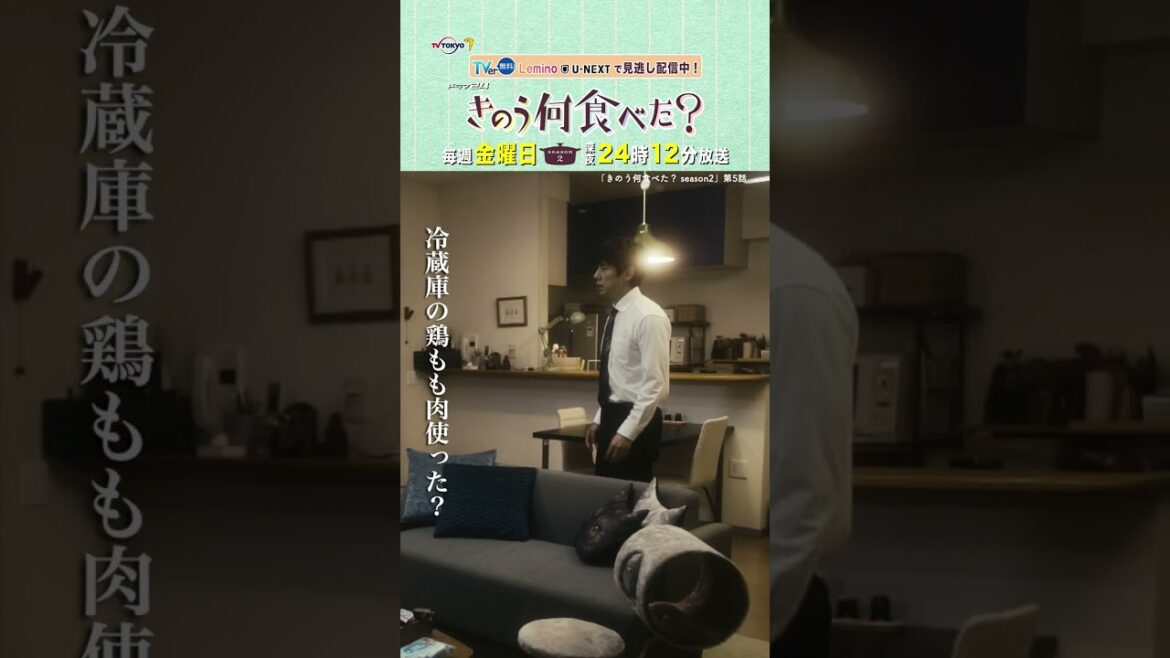 【#きのう何食べた ？season2】「俺、今幸せなんだ」テレビ東京系 毎週金曜深夜24時12分から放送&TVerで配信中！ #西島秀俊 #内野聖陽 #及川光博 #shorts