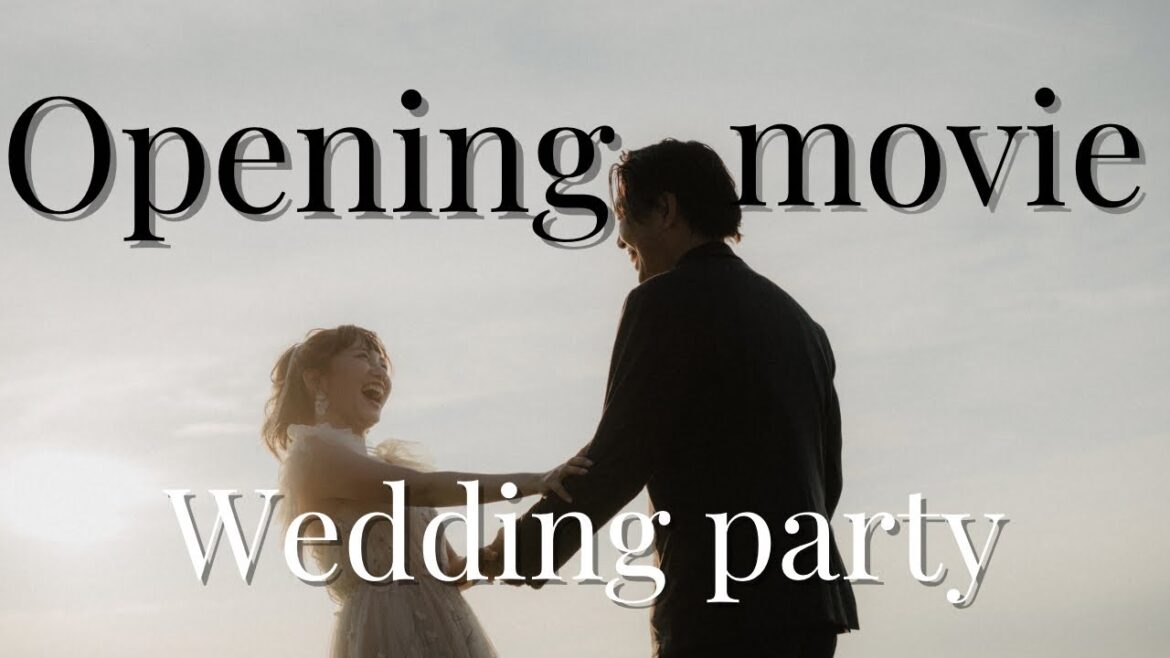 【結婚式】式で流した最高に素敵なオープニングムービー【思い出】
