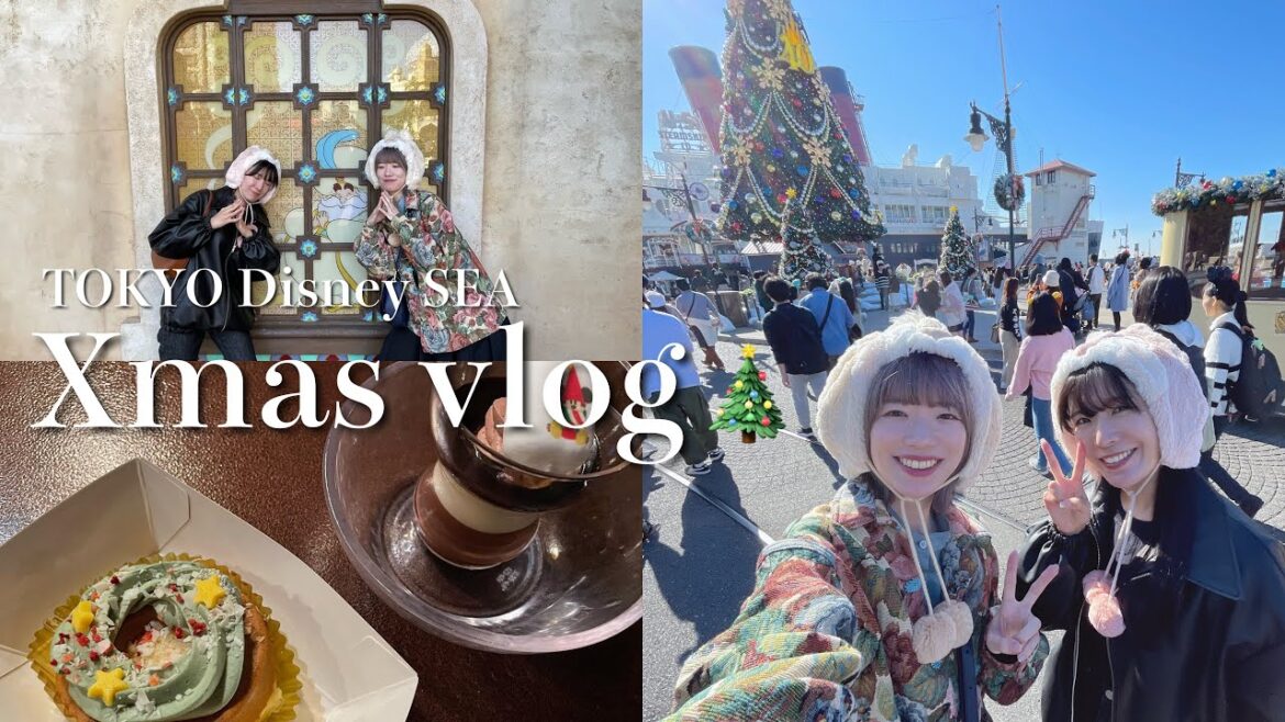 【vlog】ディズニーシーのクリスマスが最高すぎた🎄⭐️