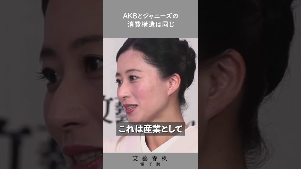 アイドル産業による「性の消費」　　鈴木涼美×三浦瑠麗