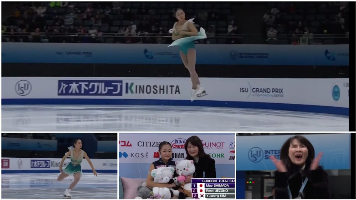 島田麻央　3A&4T同時成功‼️Jr.グランプリファイナル　優勝　Mao Shimada