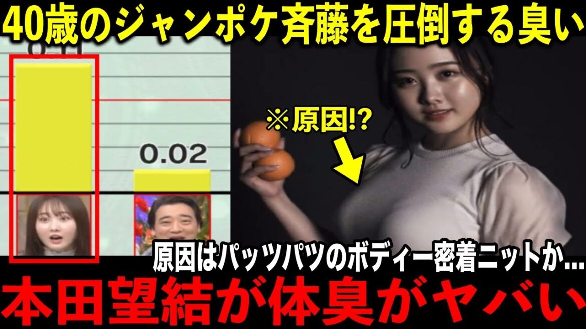 40歳のジャンポケ斉藤と同等レベル…本田望結の体臭がガチでヤバい。原因はパッツパツのボディー密着ニットか…
