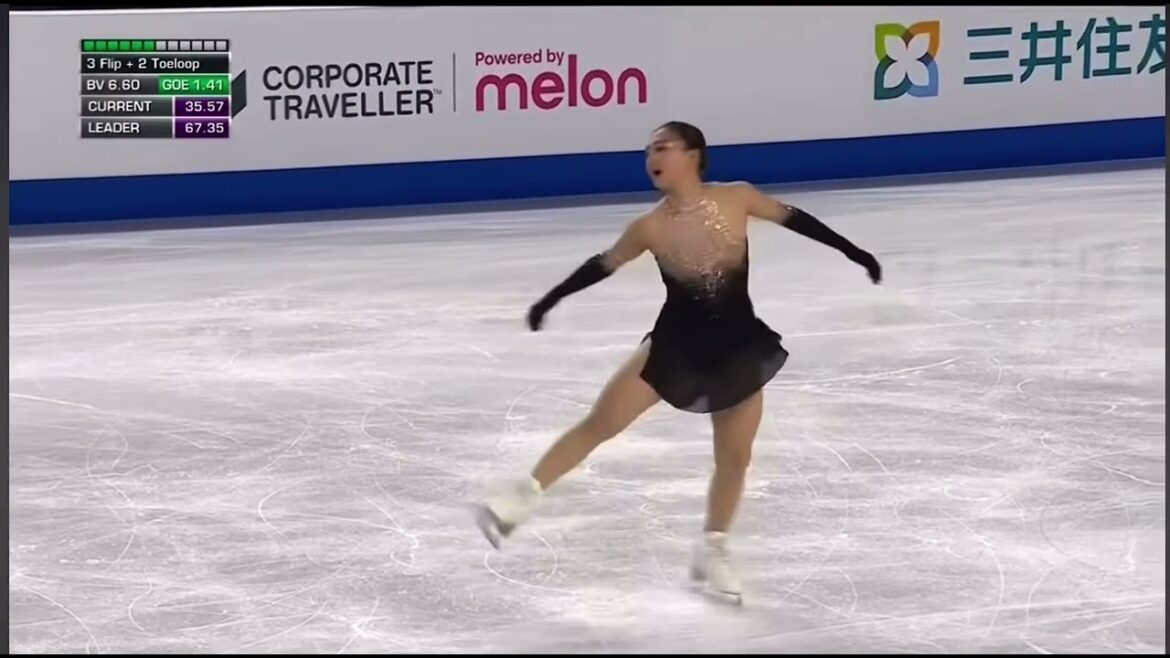 坂本花織　FS 151.00 🥇