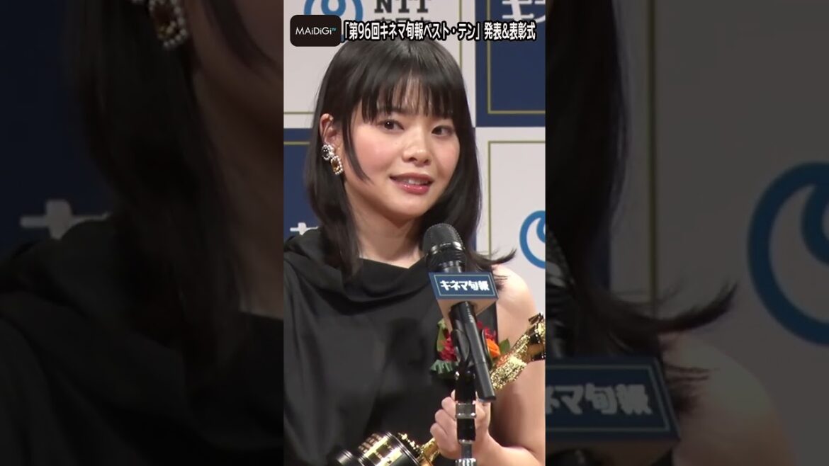 岸井ゆきの「キネマ旬報ベスト・テン」主演女優賞を受賞　三宅組に感謝【MAiDiGi TV】