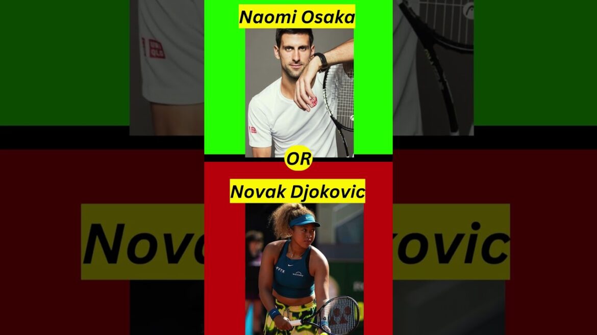 Would you like doubles partner in tennis Naomi Osaka vs Novak Djokovic #shorts #naomi #novakdjokovic