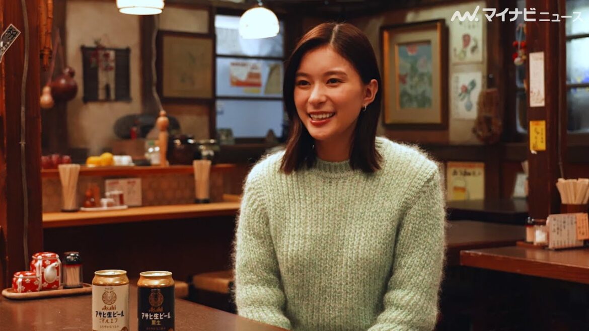 芳根京子、“飲みカット”のこだわり明かす！2024年の抱負は？　「アサヒ生ビール」マルエフ新CM インタビュー公開