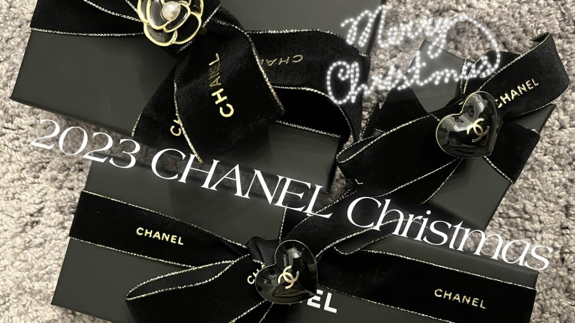 2023 シャネルクリスマスラッピング🤶🎄 샤넬 크리스마스 랩핑🎄💋