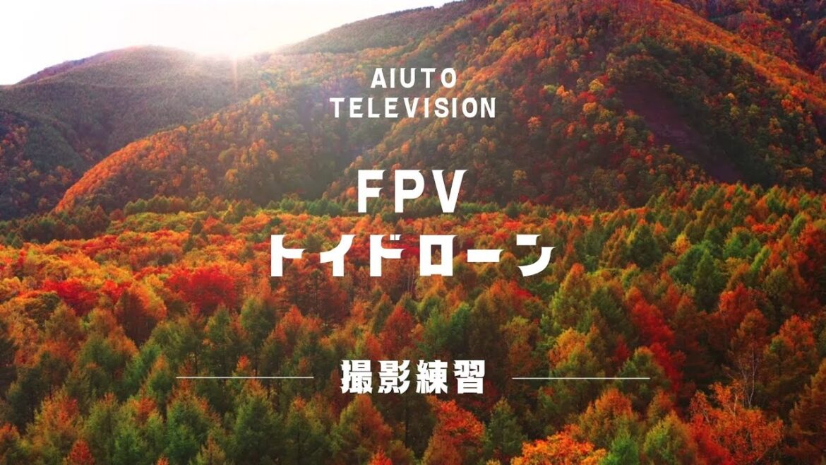 FPVトイドローン　撮影練習