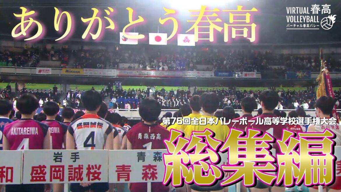 【#ありがとう春高】春高バレー総集編🌸🏐
