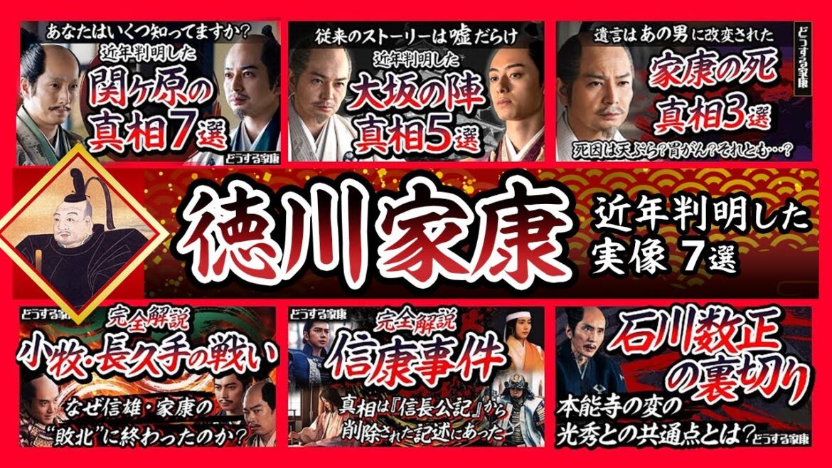 【総集編】徳川家康の最新研究 ７選【睡眠用・作業用・聞き流し】