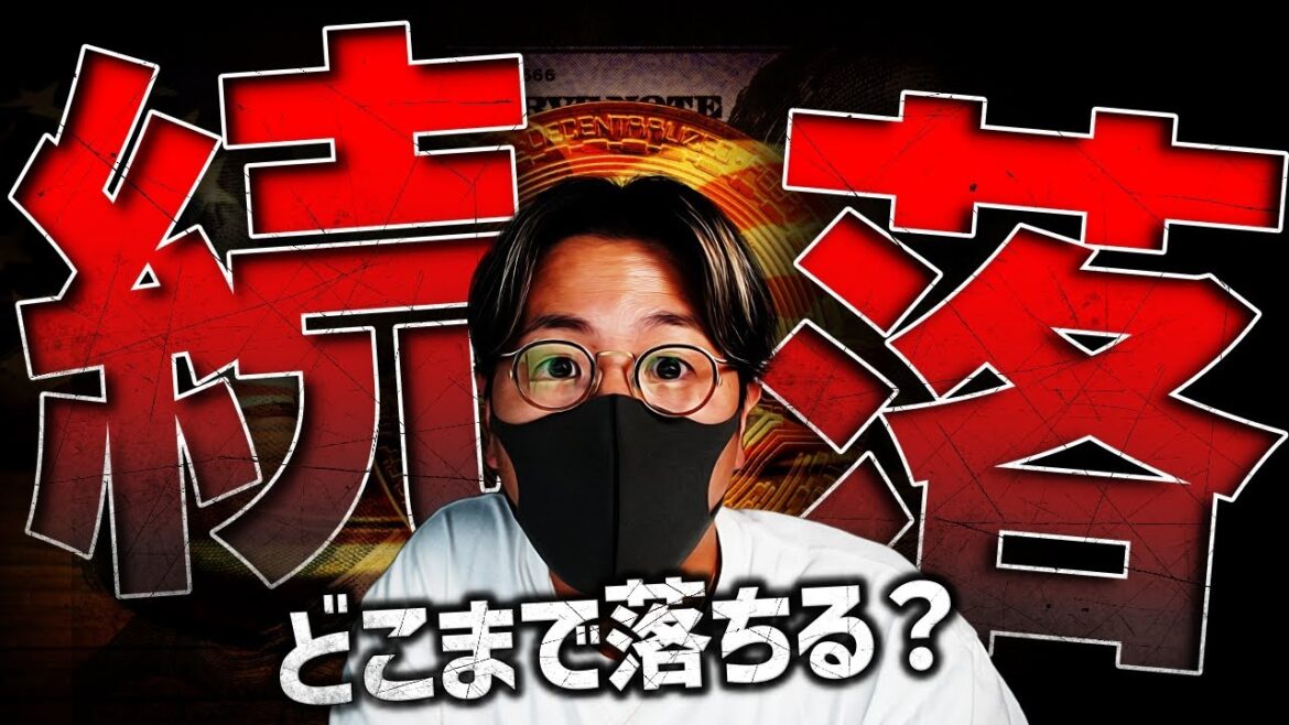 【重要】仮想通貨市場全面安。どこまで落ちるのか？