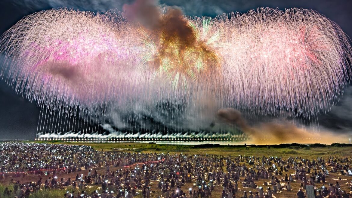 ぎおん柏崎まつり 海の大花火大会 2023 ハイライト - 尺玉100発一斉打上げからラストの尺玉300連発まで - (Panasonic S5 + BRAW / BMPCC6K)