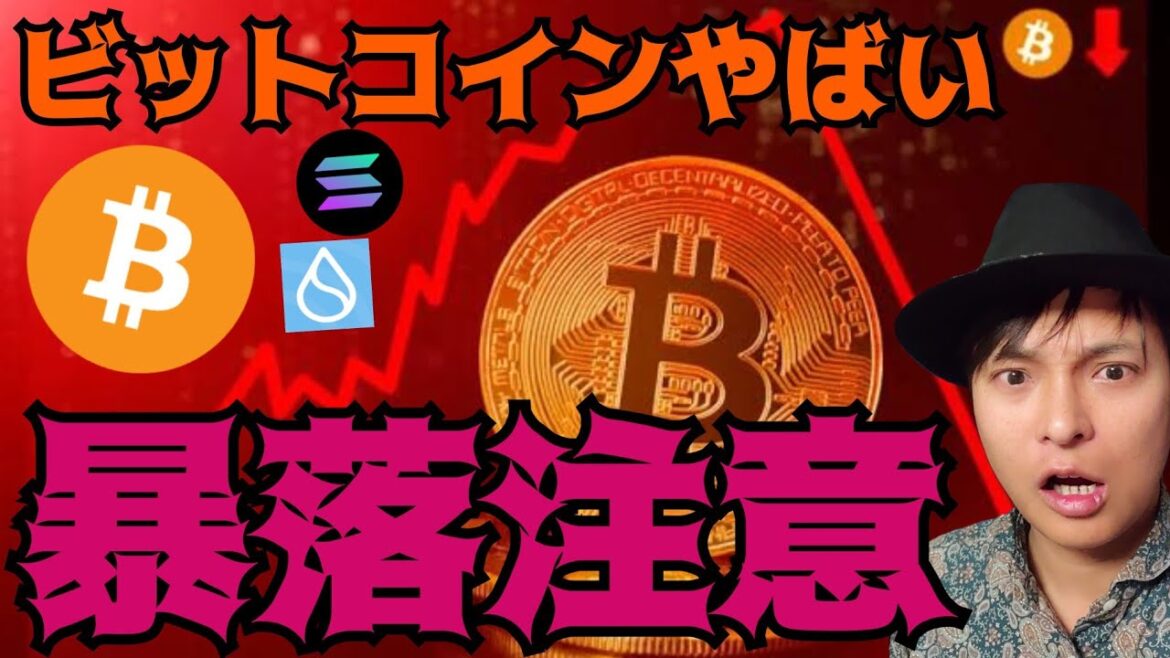 ビットコイン BTC やばい暴落注意！逆に高値更新の仮想通貨が２つ