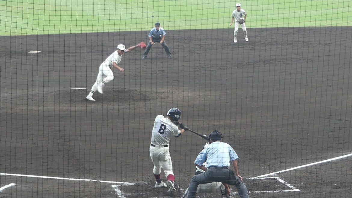 大阪桐蔭 海老根優大 タイムリー(二松学舎大付属戦/第104回全国高等学校野球選手権大会)
