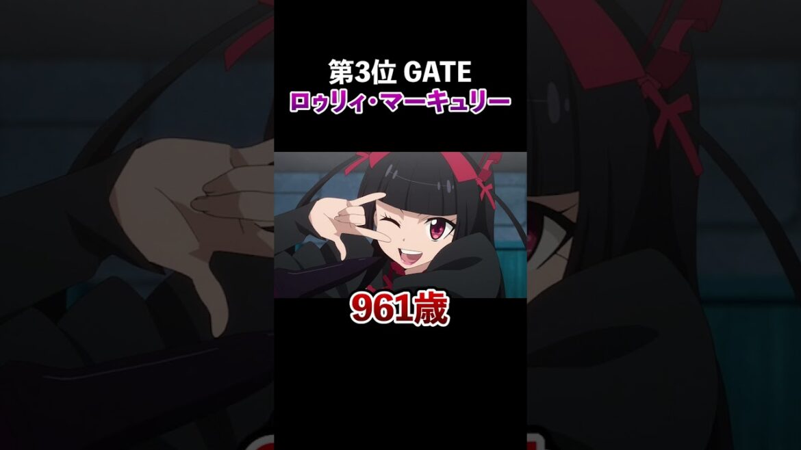 見た目と年齢のギャップがあるアニメキャラTOP5がヤバすぎるwwwww【アニメランキング】【おすすめアニメ】 #shorts