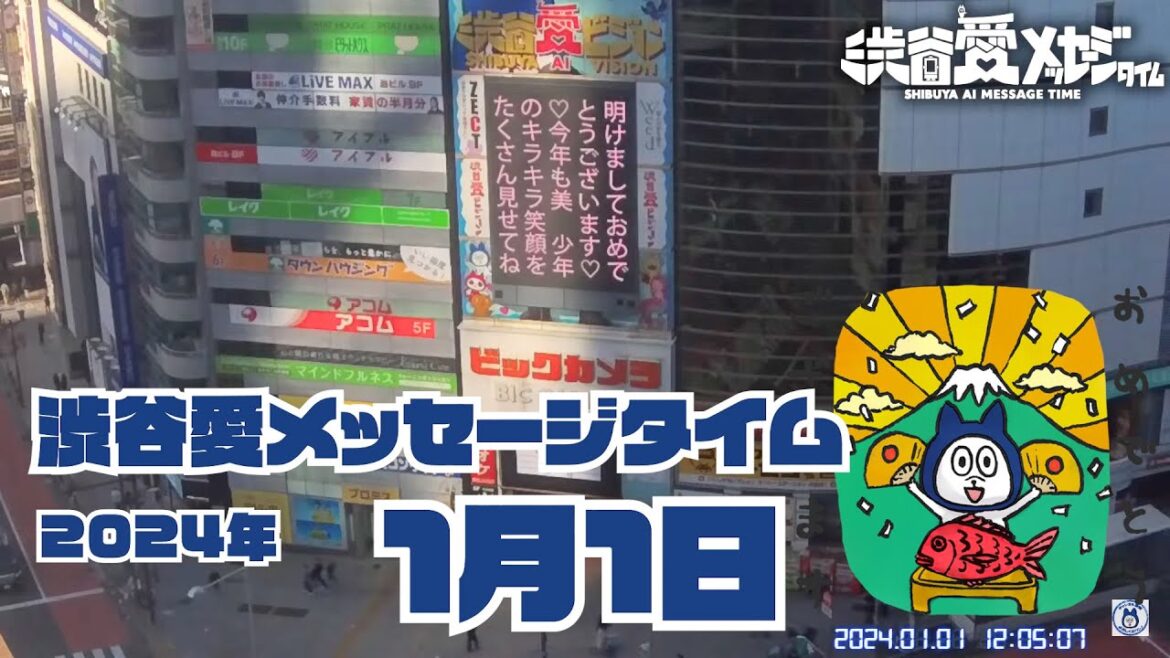 【2024年1月1日】渋谷愛メッセージタイム♡【フル】