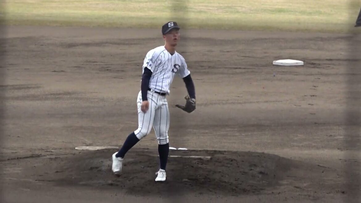 2023.10.29  中国大会　広島新庄ー創志学園　1回の攻防をフルで撮影しました。