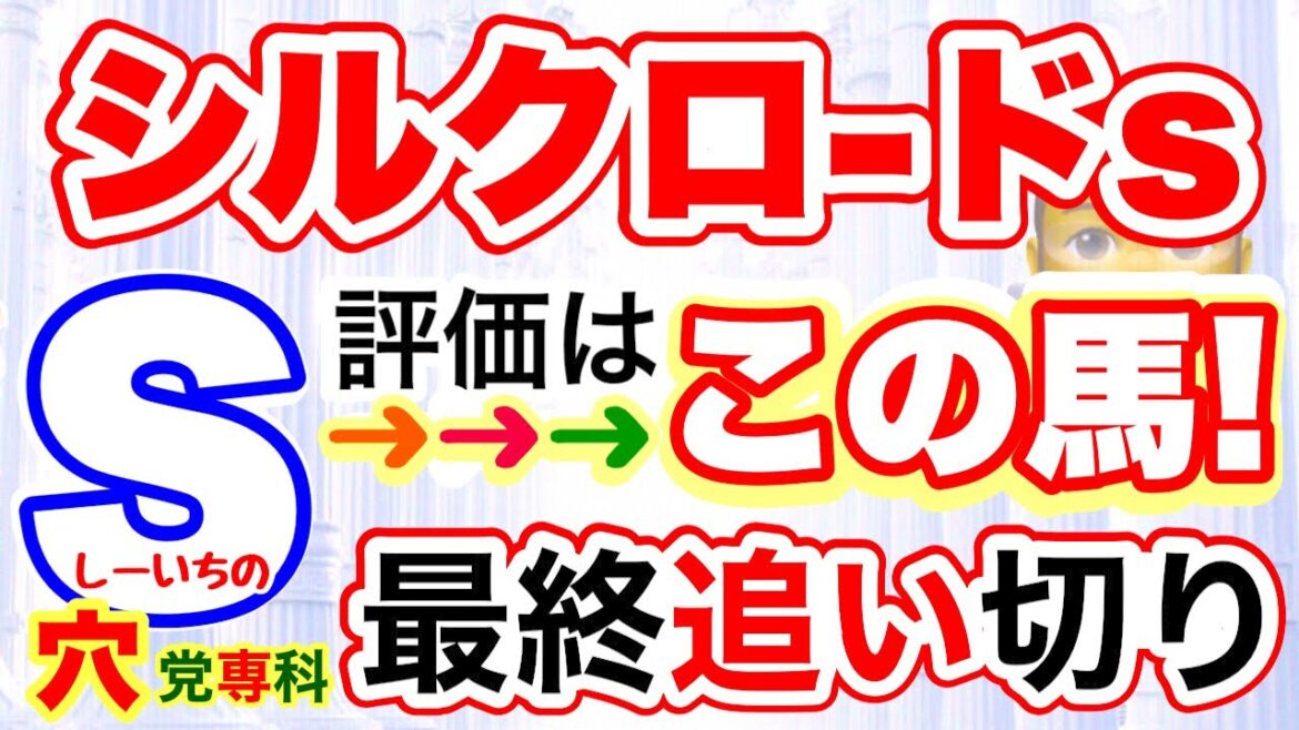 穴党専科【シルクロードステークス2024】しーいちの最終追い切り評価