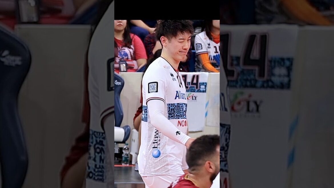 YUKI's Wink😉💓 石川祐希 選手のコミュニケーション術 #yukiishikawa #石川祐希 #volleyball