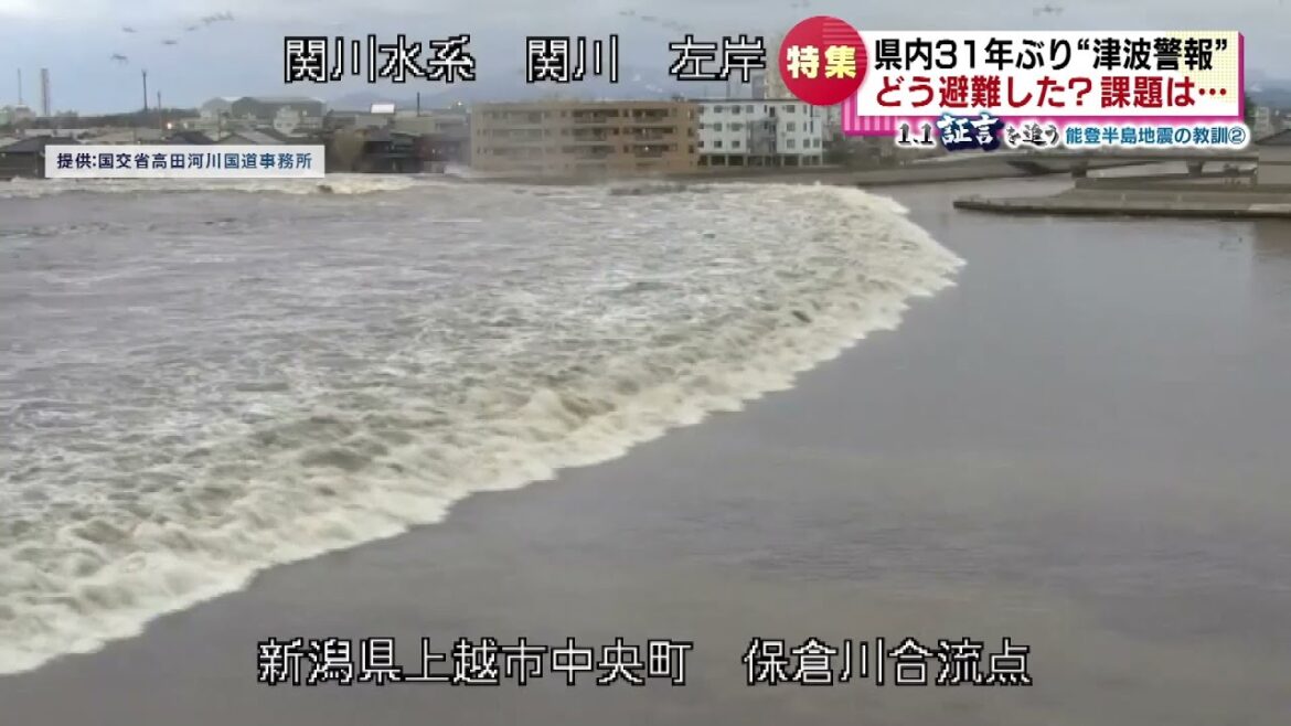 【能登半島地震】県内31年ぶり津波警報　新潟市民はどう避難したのか　住民の証言をもとに振り返る　課題とは《新潟》