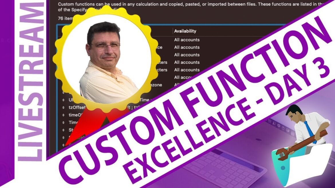 Claris FileMaker Custom Function Final Step to Excellence Day 3 | Claris FileMaker Beginners Help