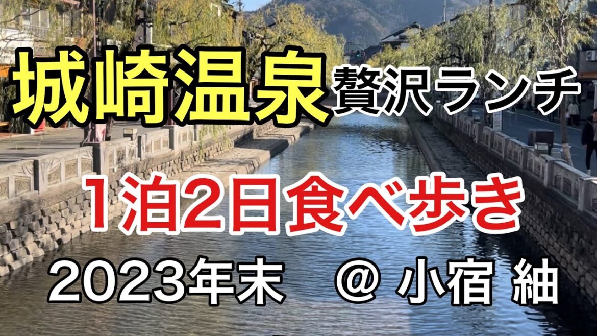 【城崎温泉グルメ旅行】ちょっと贅沢なランチと食べ歩き