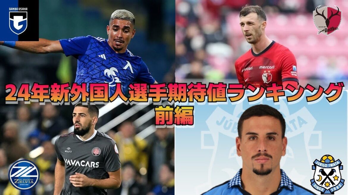 【Jリーグ】24年新外国人選手期待値ランキンング 前編【市場価値から探る】 【Jリーグ】24年新外国人選手期待値ランキンング 前編【市場価値から探る】