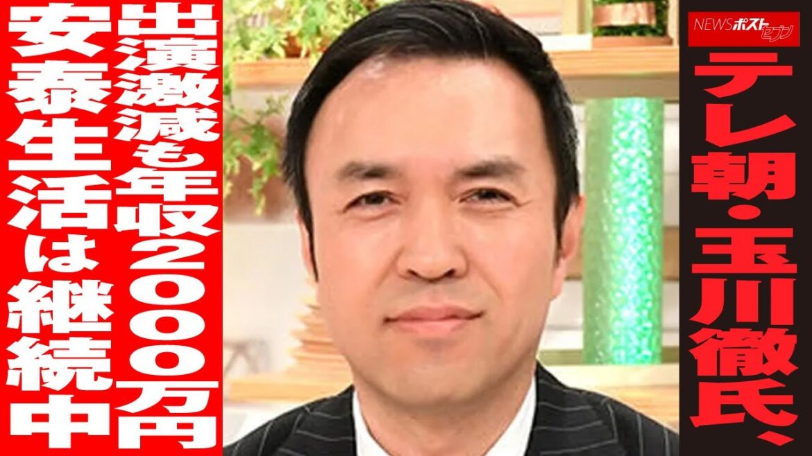 テレ朝 ・ 玉川徹 氏、 出演激減 も 年収2000万円 安泰生活 は 継続中 NEWSポストセブン