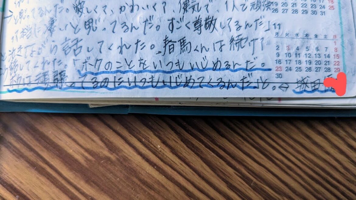 ボクのことをいつもいじめるんだ