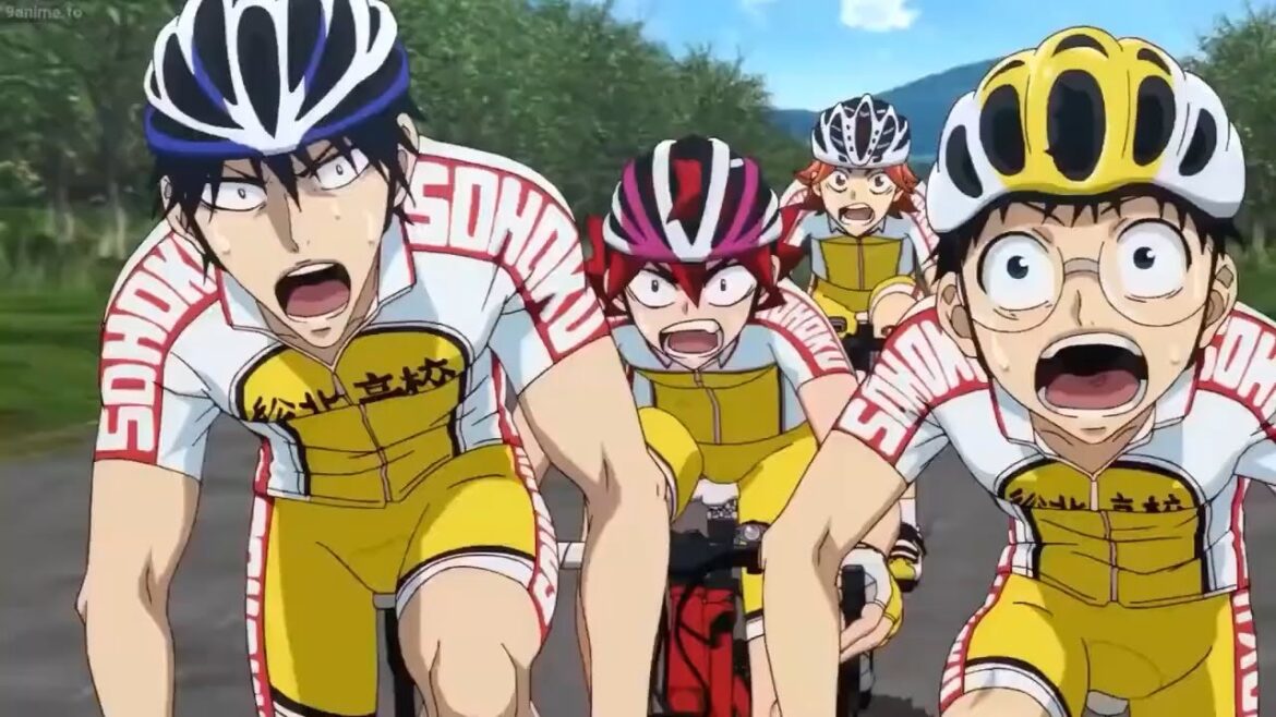 弱虫ペダル 新しい世代  「小野田 坂道」に新しい自転車が贈られました , 彼は友達のグループと新しいサイクリング戦争に参加します   YOWAMUSHI PEDAL NEW GENERATION