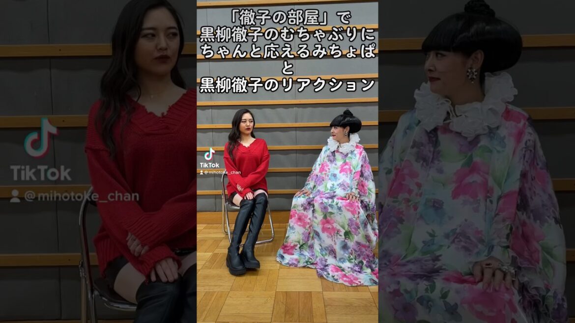 徹子の部屋にみちょぱが出演したらありそうなシーン #徹子の部屋 #黒柳徹子 #みちょぱ #マブマブTV #徹子の気まぐれTV #みかん #みほとけ