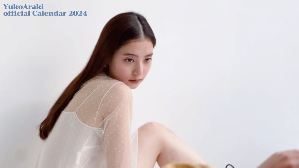 新木優子カレンダー2024.4-2025.3 メイキング映像✨2024年3⽉31⽇ (日)発売