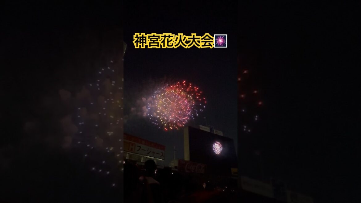 神宮外苑花火大会🎆 Part 2 #花火大会 #shorts