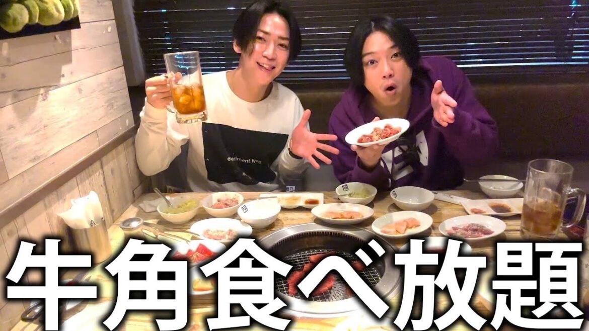 【食べ放題】Hey! Say! JUMP髙木雄也と牛角でお腹いっぱい焼肉を食べ放題！