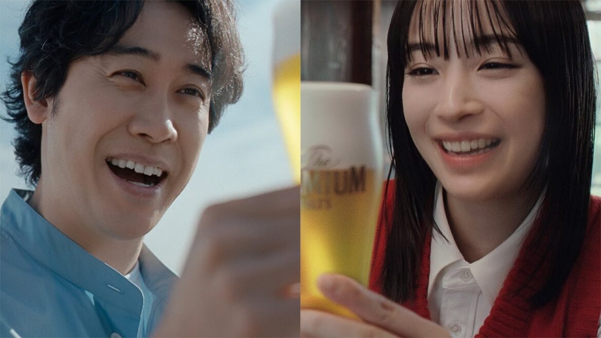 広瀬すず、蕎麦屋で一人飲み　大泉洋は事務所の後輩と乾杯！　サントリー「ザ・プレミアム・モルツ」新CM＆インタビュー