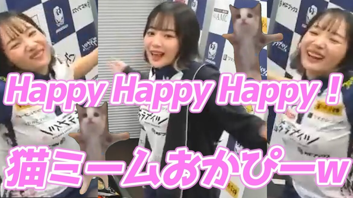 【猫ミーム】可愛すぎる岡田紗佳！！おかぴーと内川選手の流行りに一同騒然WW岡田紗佳　内川幸太郎　堀慎吾　渋川難波　サクラナイツ　Mリーグ　Mリーガー　おかぴー　国士無双　役満