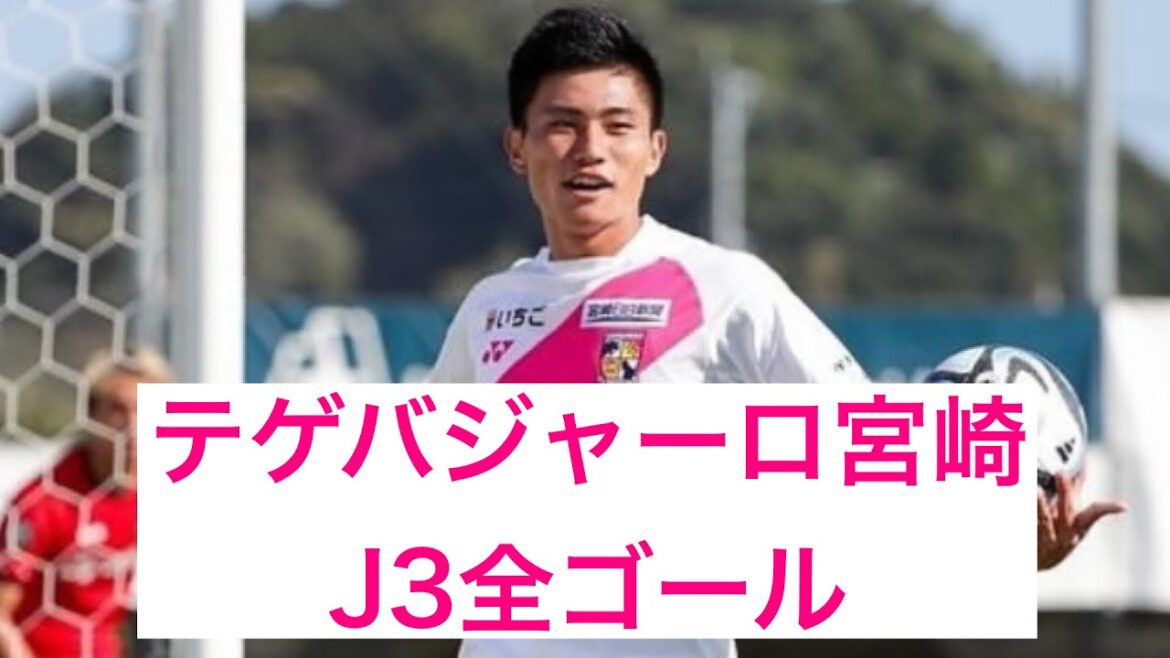 【ゴール集】テゲバジャーロ宮崎　2023J3全ゴール集
