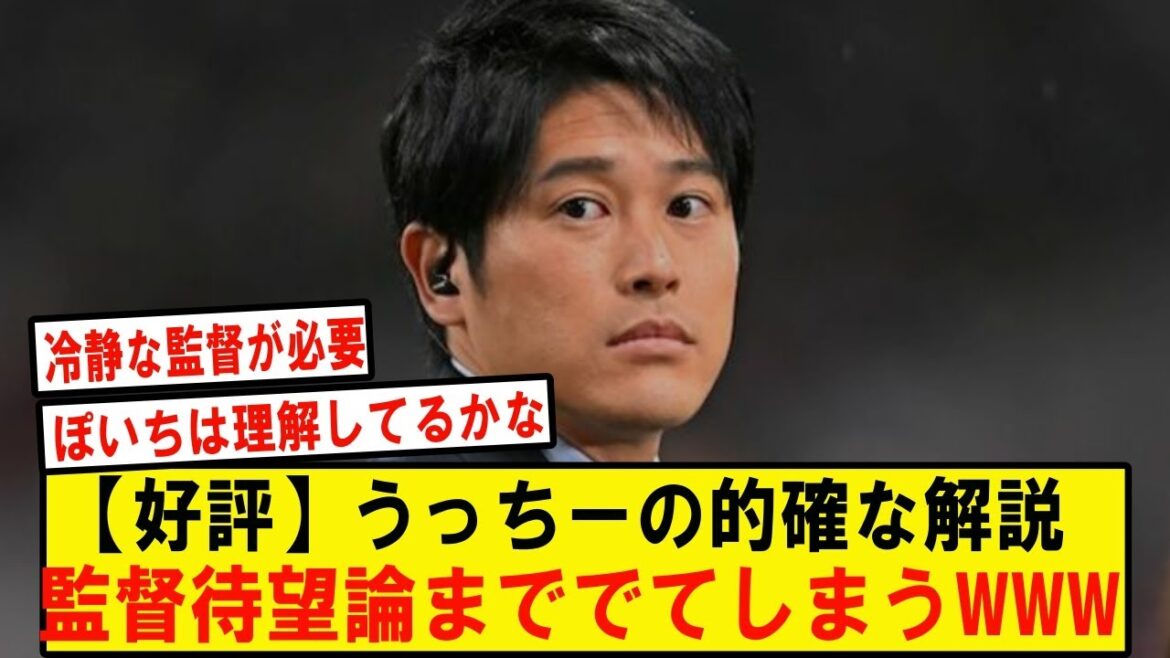 イラン戦での敗戦のショックが大きい中、テレビ朝日での内田篤人の解説が冷静で的確と話題!中には監督待望論もwwwwwwwwwwwwwwwwwwwwwwwww イラン戦での敗戦のショックが大きい中、テレビ朝日での内田篤人の解説が冷静で的確と話題!中には監督待望論もwwwwwwwwwwwwwwwwwwwwwwwww