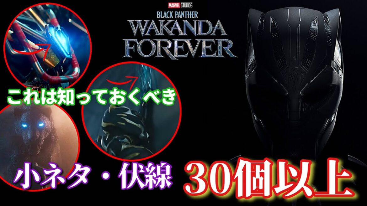 『ブラックパンサー:ワカンダフォーエバー』徹底解説！小ネタ・伏線30個以上