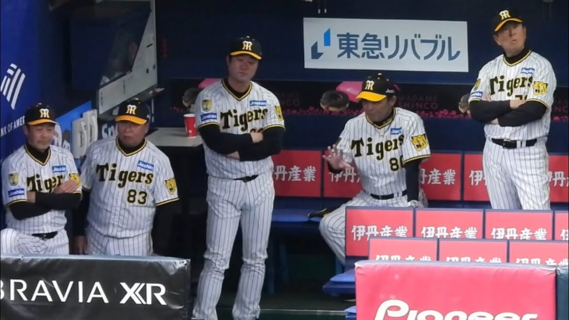 【ベンチも騒つく】岩崎の投げた96キロの魔球チェンジアップに岡田監督らが握りのマネをする【オリックス vs 阪神】2024.3.23