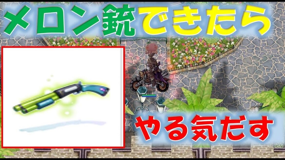 【ラグナロクオンライン】完熟メロンショットガンできたらやる気出す【+9】