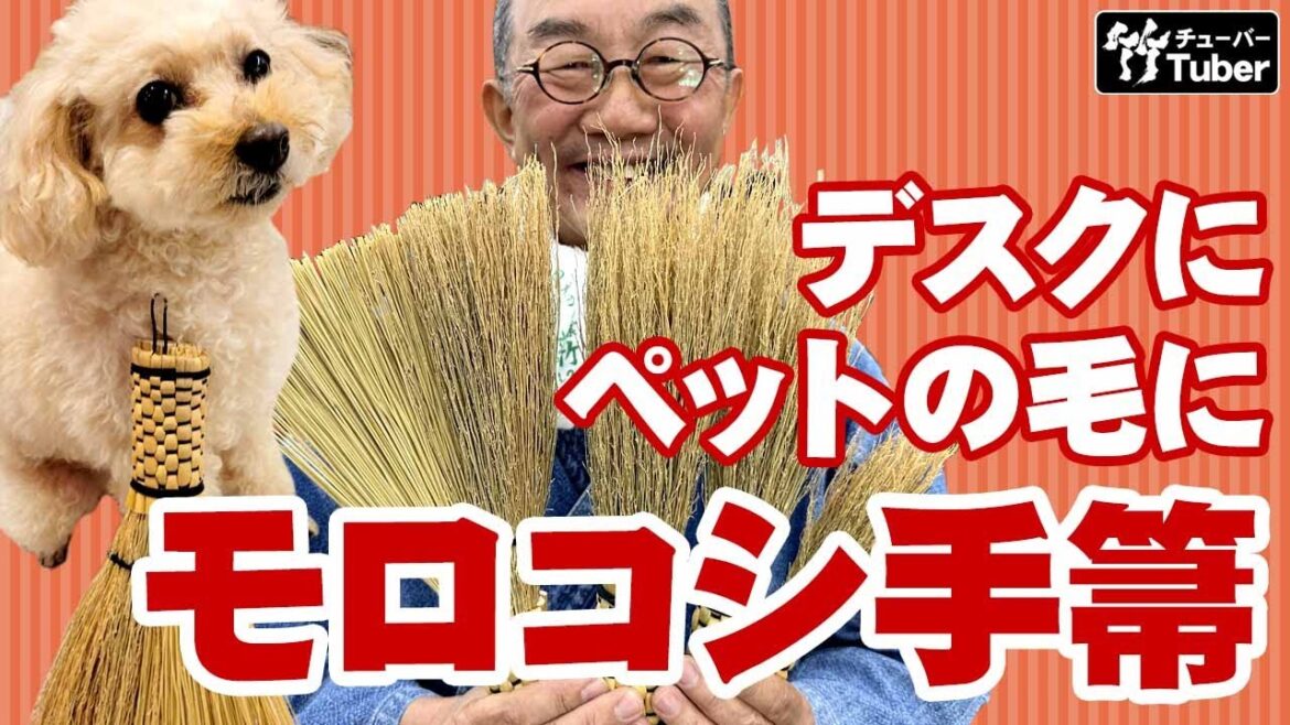 【竹虎】遂に登場！モロコシ手帚の決定版をご紹介します！  竹チューバー竹虎四代目の世界 hand broom