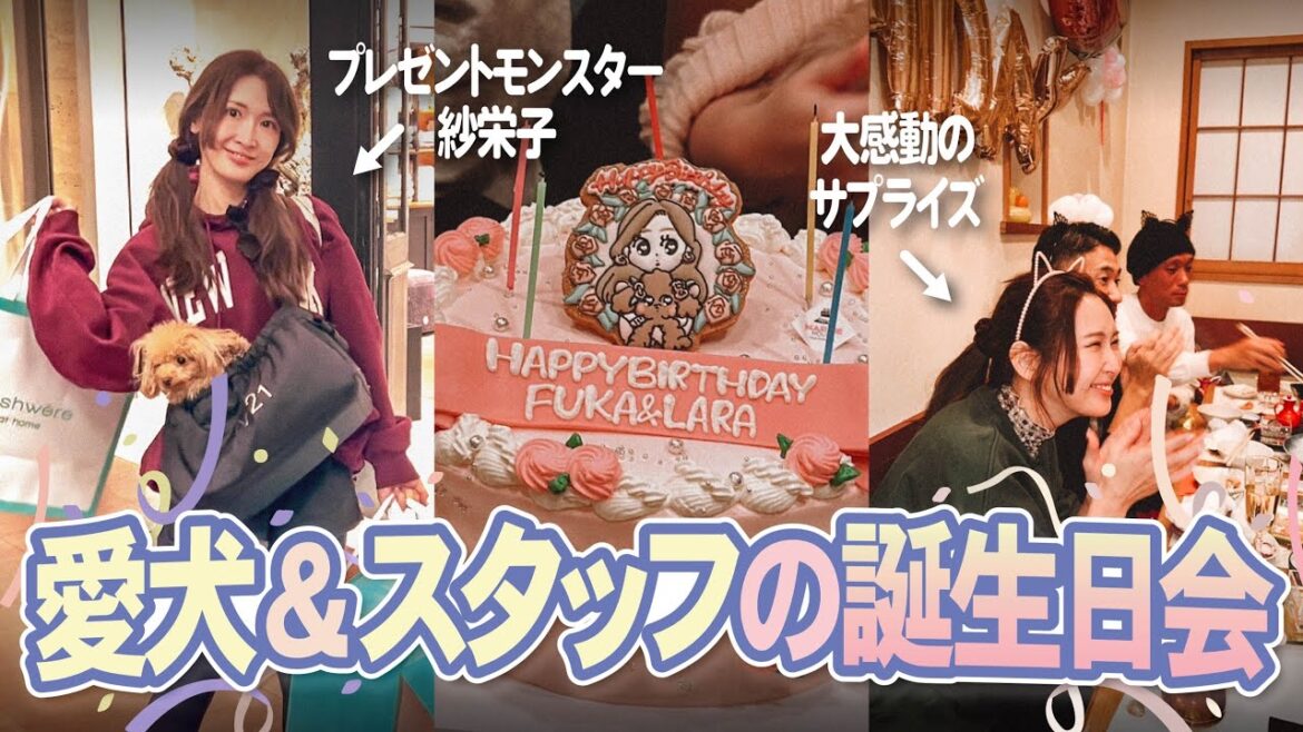 【vlog】紗栄子が贈るプレゼント💝【サプライズ】
