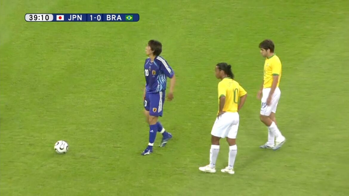 中村俊輔がブラジル代表相手に本気をだしたらこうなる！2006 W杯