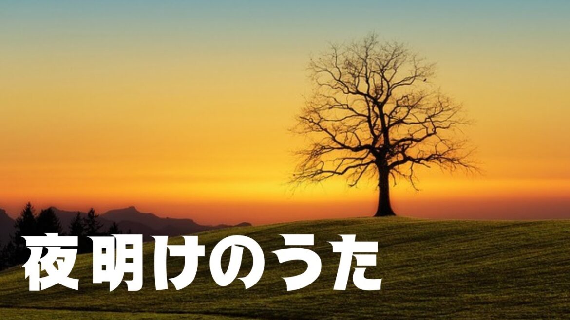 夜明けのうた/岸洋子　　　　　　Kimura cover /心を揺さぶるシンガー